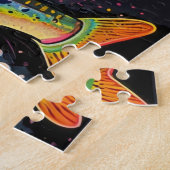 Fliegenfischerei mit Regenbogenforelle Puzzle (Seite)