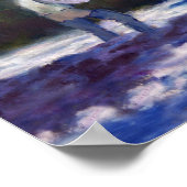 Fliegenfischerei Poster (Ecke)