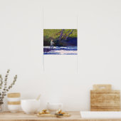 Fliegenfischerei Poster (Küche)