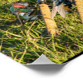 Fliegenfischerei Poster (Ecke)