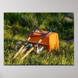 Fliegenfischerei Poster