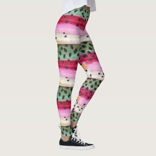 Fliegenfischerei Regenbogenforelle Ichthyologie Ph Leggings (Rechts)
