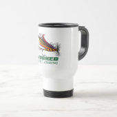 Fliegenfischerei Reisebecher (VorderseiteRechts)