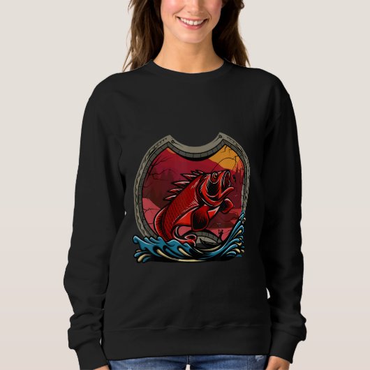 Fliegenfischerei Sweatshirt (Vorderseite)