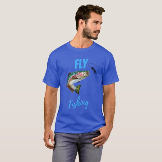 Fliegenfischerei T-Shirt (Vorne ganz)