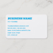 Fliegenfischerei Visitenkarte (Rückseite)