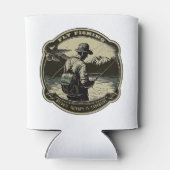 Fliegenfischerei - weil Therapie teuer ist Dosenkühler (Rückseite)