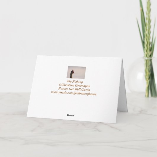 Fliegenfischerei wird bald gut karte (Rückseite)