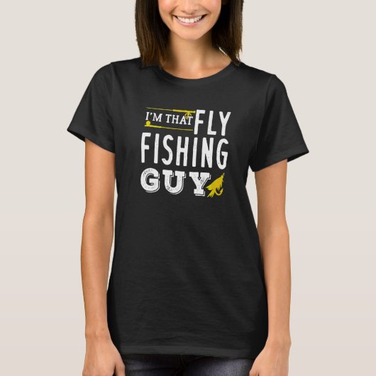 Fliegenfischermann Männer T-Shirt (Vorderseite)