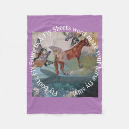 Fliegenfliege macht nicht zu einer Pferdefliege Fleecedecke