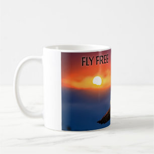 Fliegenfreier Adler Kaffeetasse