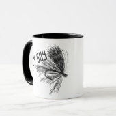 Fliegengeschenk Fliegenfliege Typ Geschenkidee Tasse (Vorderseite Links)