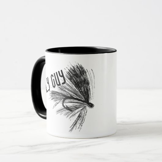 Fliegengeschenk Fliegenfliege Typ Geschenkidee Tasse (Vorderseite Links)
