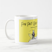 Fliegengeschmack mit ihrer Fußkaffee-Tasse Kaffeetasse (Links)