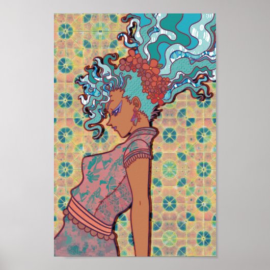 Fliegenhair Poster (Vorne)