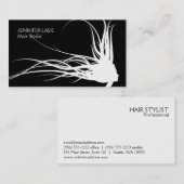 Fliegenhair Visitenkarte (Vorne/Hinten)