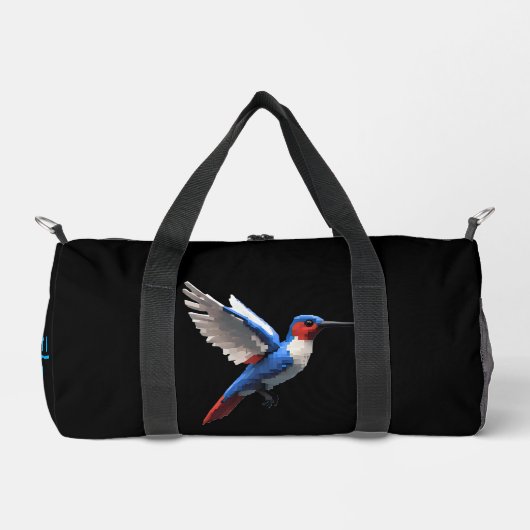 Fliegenhoch Hummingbird Duffle Bag (Vorderseite)