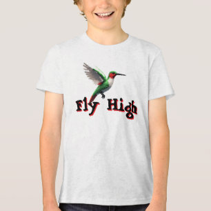 Fliegenhoch Hummingbird Tri-Blend Shirt
