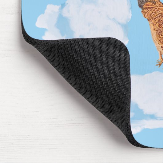 Fliegenhuhn mousepad (Ecke)