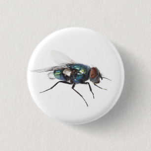 Fliegeninsekt Button