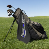 FLIEGENKLATSCHE - dünnes Blue Line kennzeichnen Golfhandtuch (Gras)