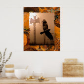 Fliegenklatsche Geist und Totem Pole Art Poster (Küche)