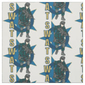 FLIEGENKLATSCHE Polizeibeamte Stoff (Muster)