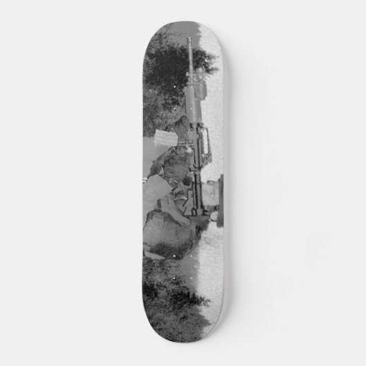 FLIEGENKLATSCHE u. MilitärSkateboard Skateboard (Vorderseite)