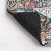 Fliegenmosaik-Mausunterlage Mousepad (Ecke)