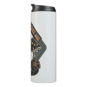 Fliegenpilz Botanical Cottagecore Thermosbecher (Nach rechts gedreht)