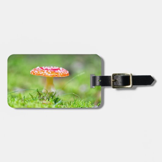 Fliegenpilz Gepäckanhänger (Vorderseite horizontal)