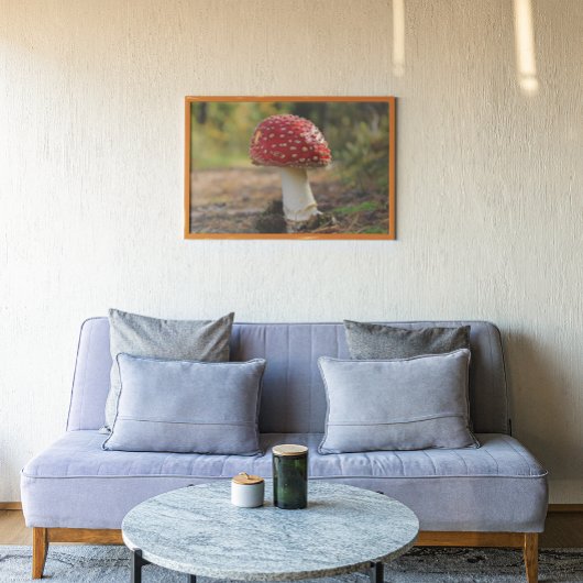 Fliegenpilz im Wald  Kunstvolles Poster