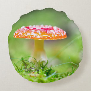 Fliegenpilz Rundes Kissen