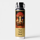Fliegenpilz und Gnome Trinkflasche (Rückseite)