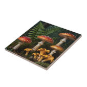 Fliegenpilze Wald Botanisch Fliese (Seite)