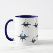 Fliegensaucer-Kaffee-Tasse Tasse (Links)