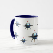Fliegensaucer-Kaffee-Tasse Tasse (Vorderseite Links)