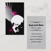 Fliegenschädel Visitenkarte (Vorne/Hinten)