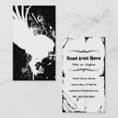 Fliegenschädel Visitenkarte (Vorne/Hinten)