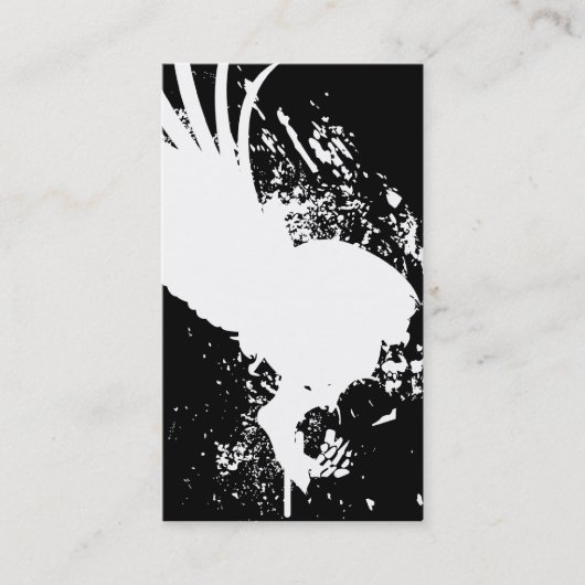 Fliegenschädel Visitenkarte (Vorderseite)