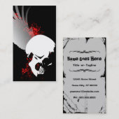Fliegenschädel Visitenkarte (Vorne/Hinten)
