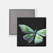 Fliegenschmetterling Magnet (Vorderseite/Rückseite)
