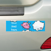 Fliegenschwein bewölkt kundengerechten autoaufkleber (Auf Auto)