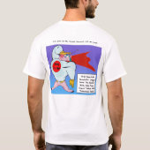 Fliegenschwein-Cartoon # 2.pg, 2007 FLIEGENDES T-Shirt (Rückseite)