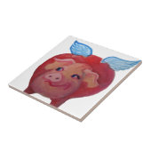 Fliegenschwein Fliese (Seite)