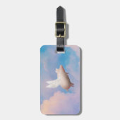 Fliegenschwein-Gepäckanhänger Gepäckanhänger (Vorderseite vertikal)