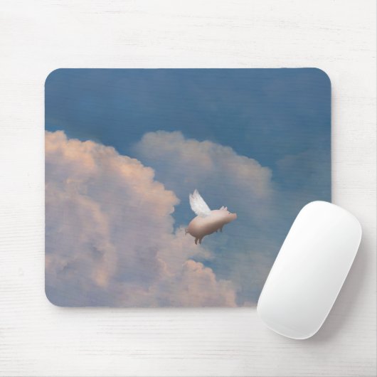 Fliegenschwein mousepad (Mit Mouse)