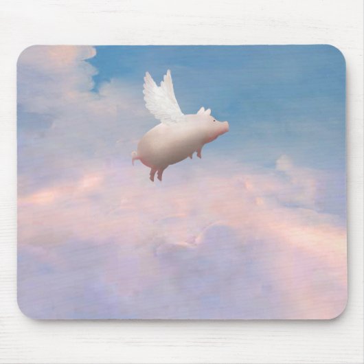 Fliegenschwein mousepad (Vorne)