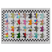 Fliegenschwein-Schneidebrett Schneidebrett (Vorderseite)