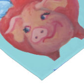 Fliegenschwein-Tabellenläufer Kurzer Tischläufer (Ecke)